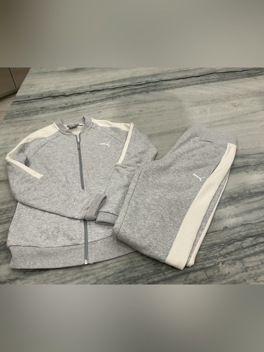 Puma Kids Gray Track Suit